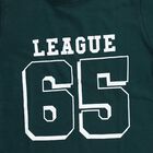 Boys' Half Sleeves T-Shirt, Dark Green, small