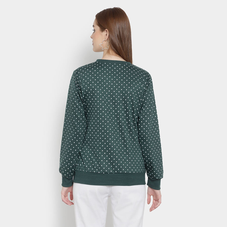All Over Print Sweatshirt, Dark Green, large image number null