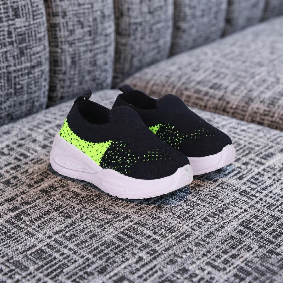 Boys' Navy Blue Slip-On Sneakers, Navy Blue, large