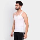 Men's 100% Cotton Gym T-Shirt, Off White, small