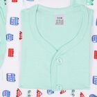 Infants' Cotton Gift Set 5 Pc&nbsp;Gift&nbsp;Set&nbsp;(Top, Shorts, Sheet, Cap, Bib), Light Green, small