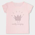 Girls' 100% Cotton T-Shirt , Light Pink, small image number null
