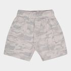 Infants Cotton Printed Half Pant, Light Grey, small image number null