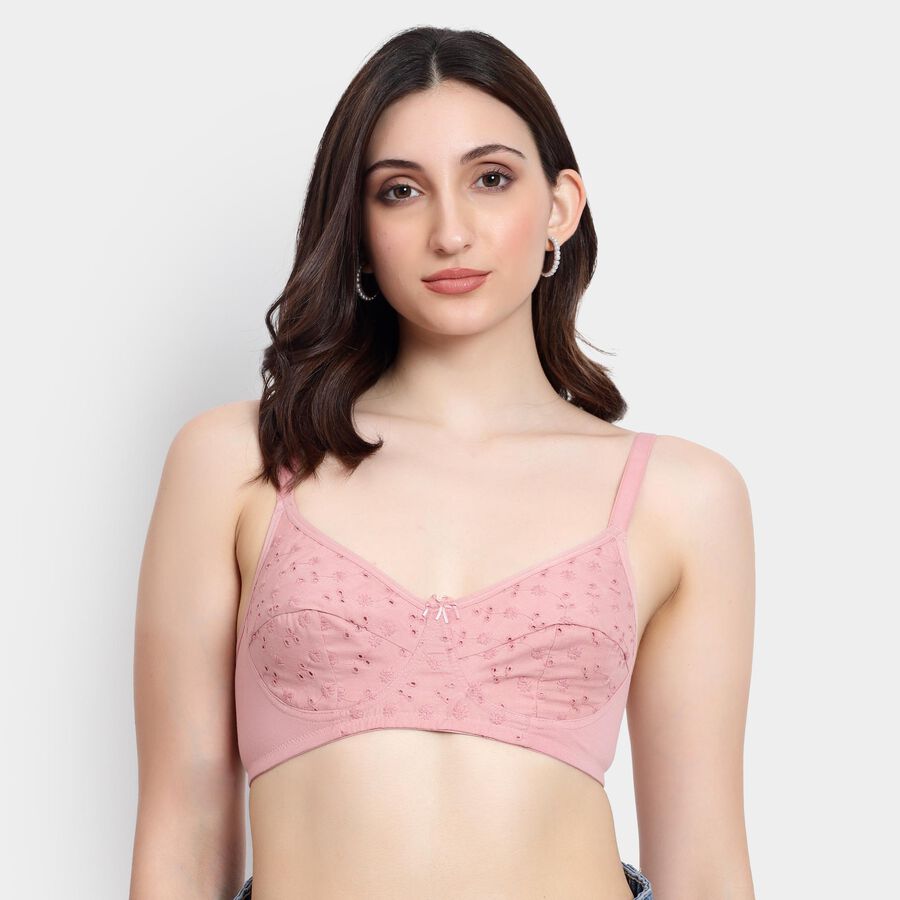 Ladies' Bra , Light Pink, large image number null