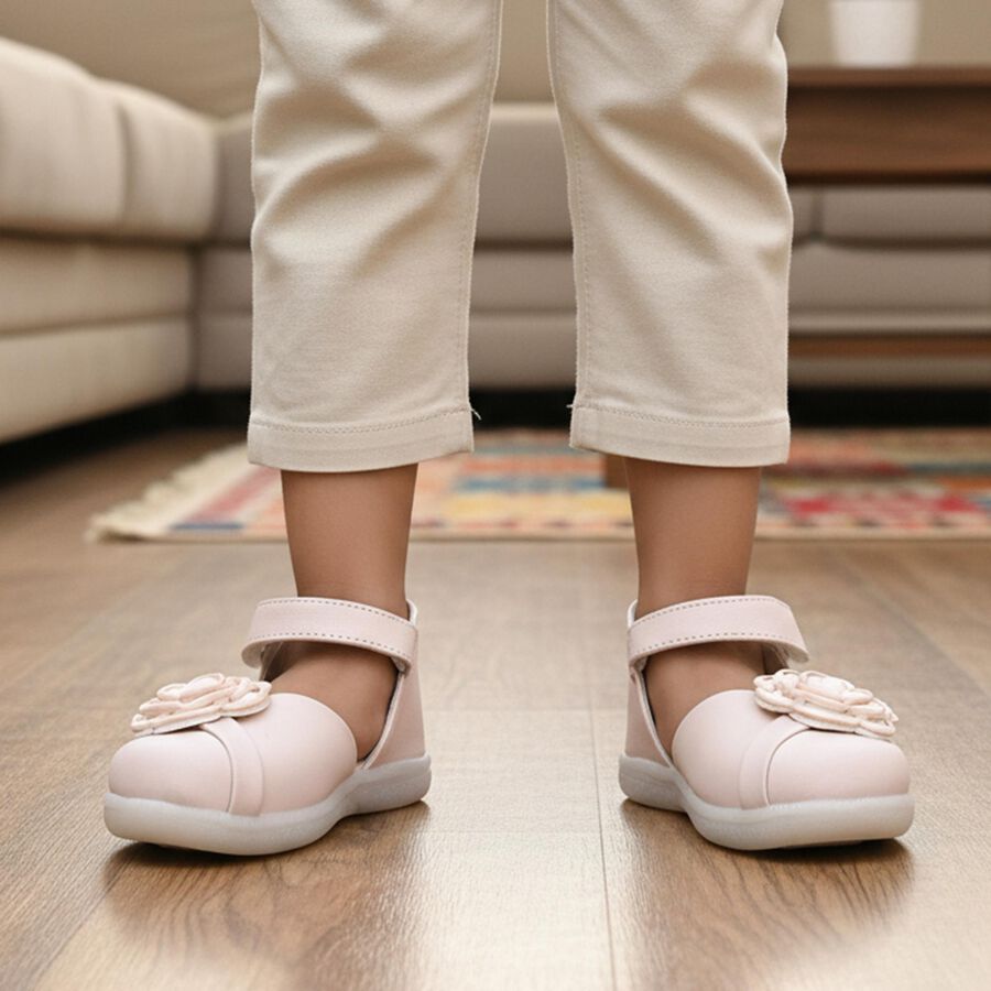 Girls' Sandal, सफ़ेद, large