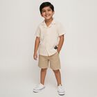 Boys' 100% Cotton Casual Shirt, Off White, small image number null