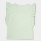 Girls' 100% Cotton T-Shirt , Light Green, small image number null