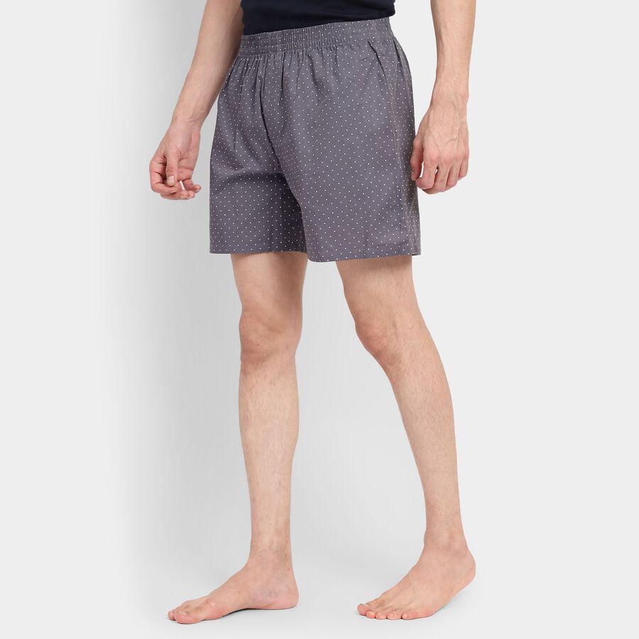 Men's 100% Cotton Boxers , Light Grey, large image number null