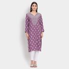 Ladies' Kurta , Purple, small image number null
