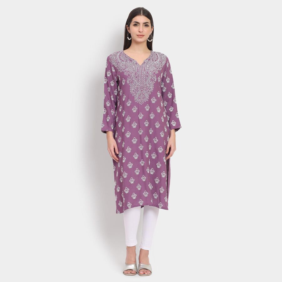 Ladies' Kurta , Purple, large image number null