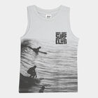 Boys Round Neck T-Shirt, Light Grey, small image number null