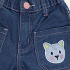 Girls' Slim Fit Jeans, Mid Blue, small image number null