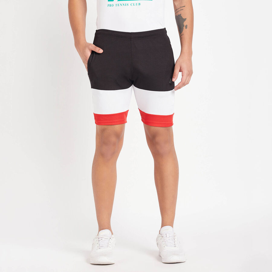 Cut & Sew Bermuda, Black, large image number null