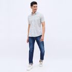Men's Light Sage Green Regular Collar Casual Shirt, Light Green, small image number null