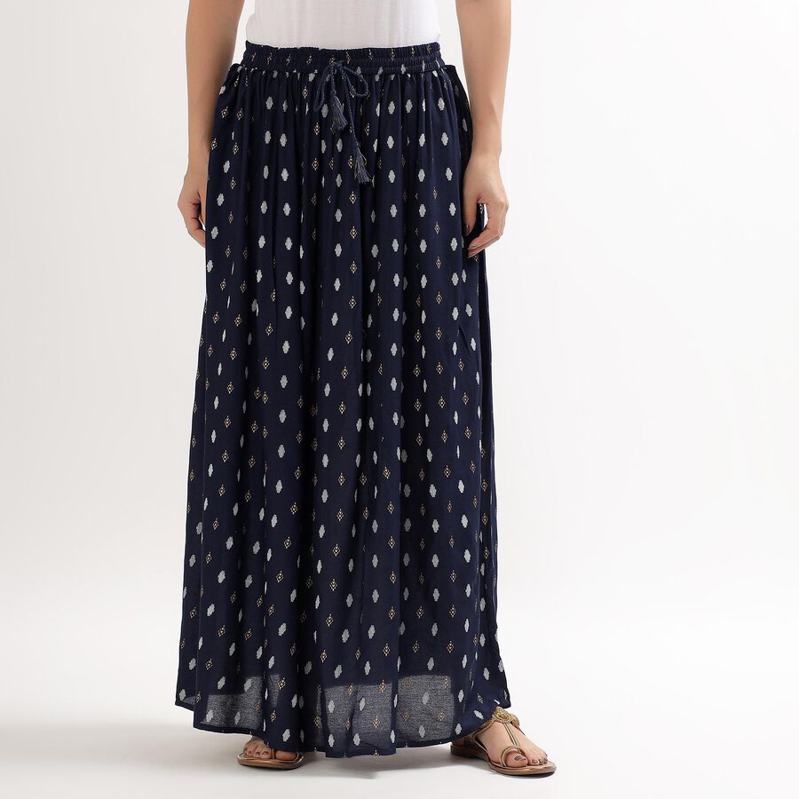 Ladies' Regular Lehenga Skirt , Navy Blue, large image number null