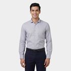 Men's Formal Shirt, हल्का ग्रे, small