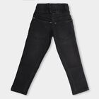 Boys' Jet Black Slim Fit Jogger Jeans, Black, small image number null