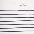 Boys Rich Eggshell White Crew Neck Casual T-Shirt, Off White, small image number null