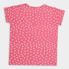 Girls' 100% Cotton T-Shirt , गुलाबी, small image number null