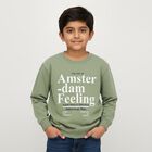 Boys' Sweatshirt, हल्का हरा, small image number null