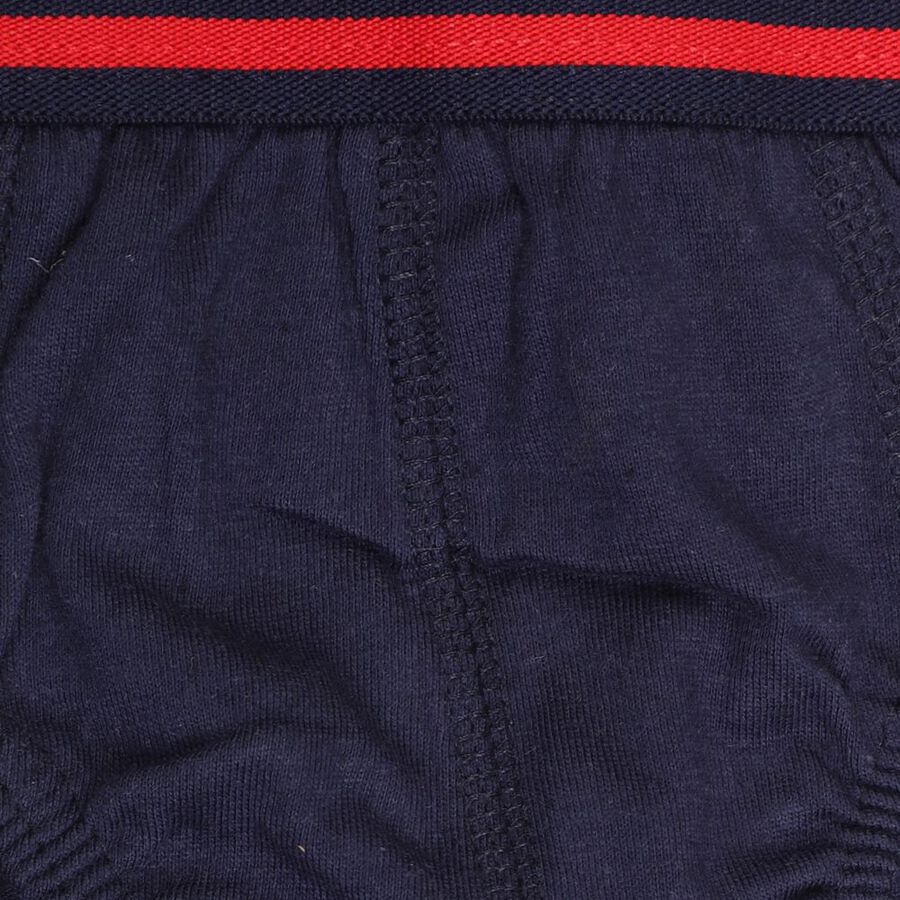Boys' Cotton Brief, नेवी ब्लू, large image number null
