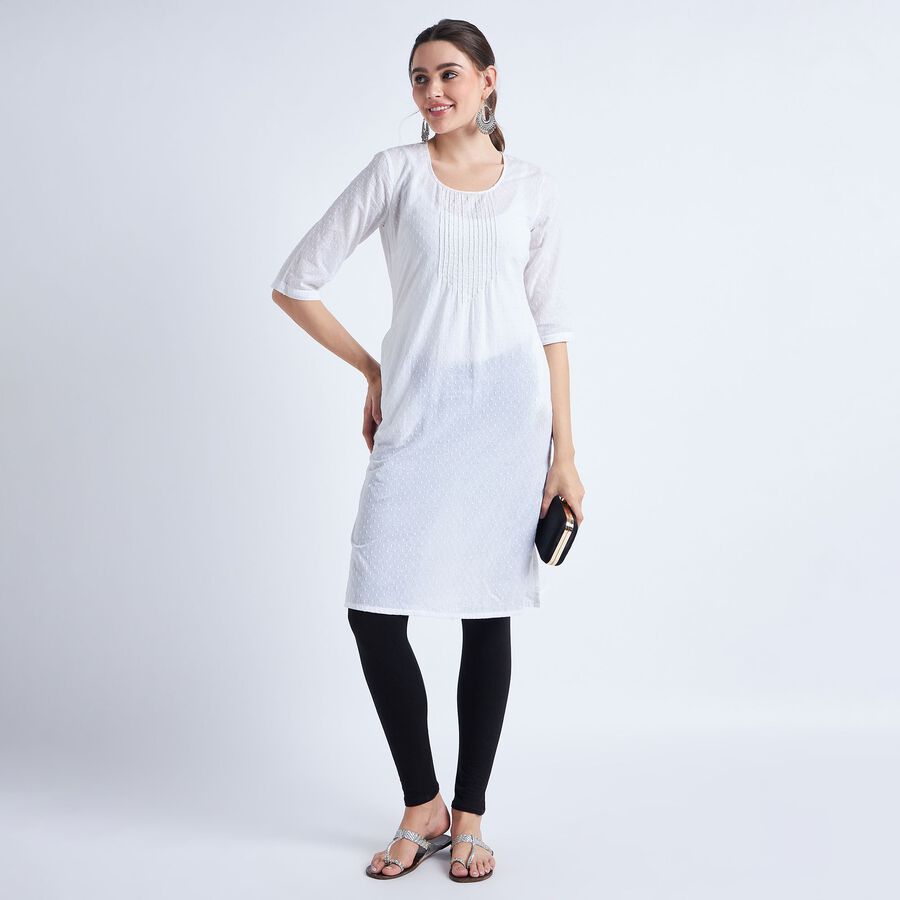 Ladies' Churidar, Black, large image number null