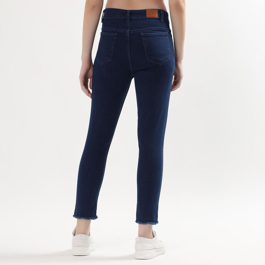 Ladies' Jeans, गहरा नीला, large image number null