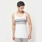 Sleeveless Gym T-Shirt, White, small image number null