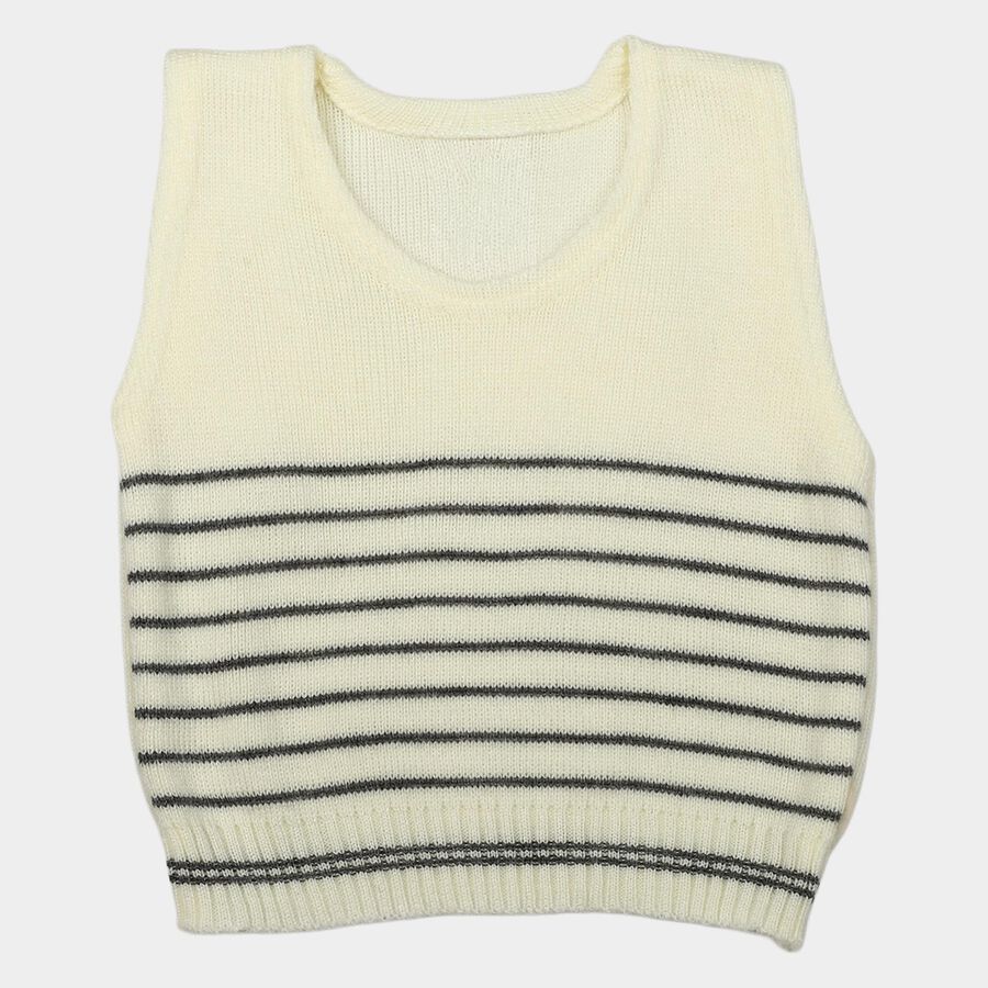 Infants' Off White Sleeveless Thermal, Off White, large