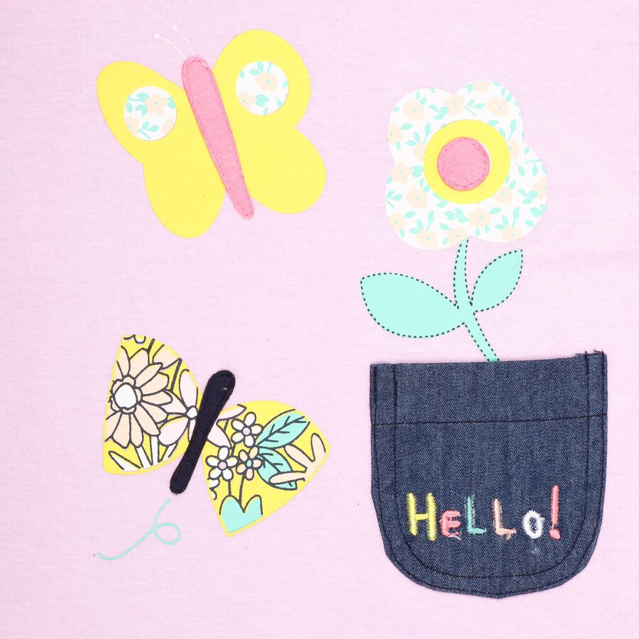 Infants' 100% Cotton T-Shirt , लाइलेक, large image number null