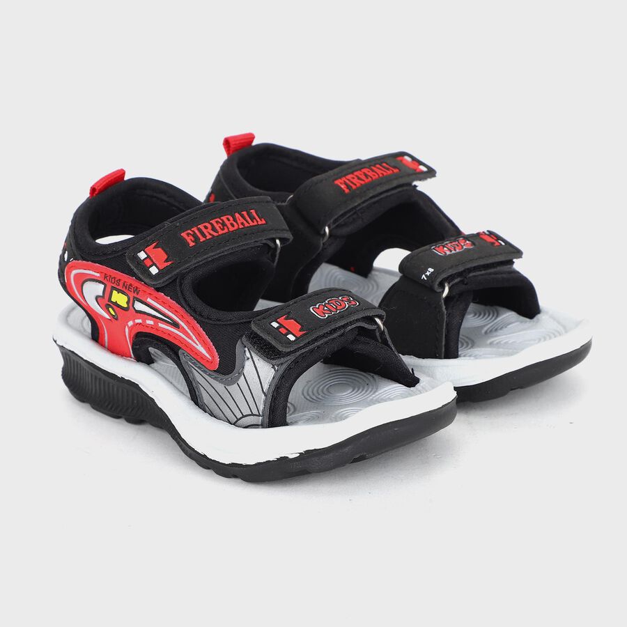 Boys' Sandal, Red, large