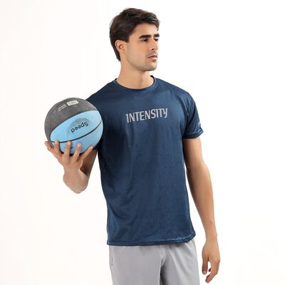 Men's Deep Midnight Navy Crew Neck Athleisure T-Shirt