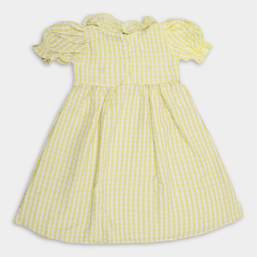 Girls' Dress, Yellow, large image number null