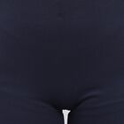 Solid High Rise Skinny Trousers, Navy Blue, small image number null