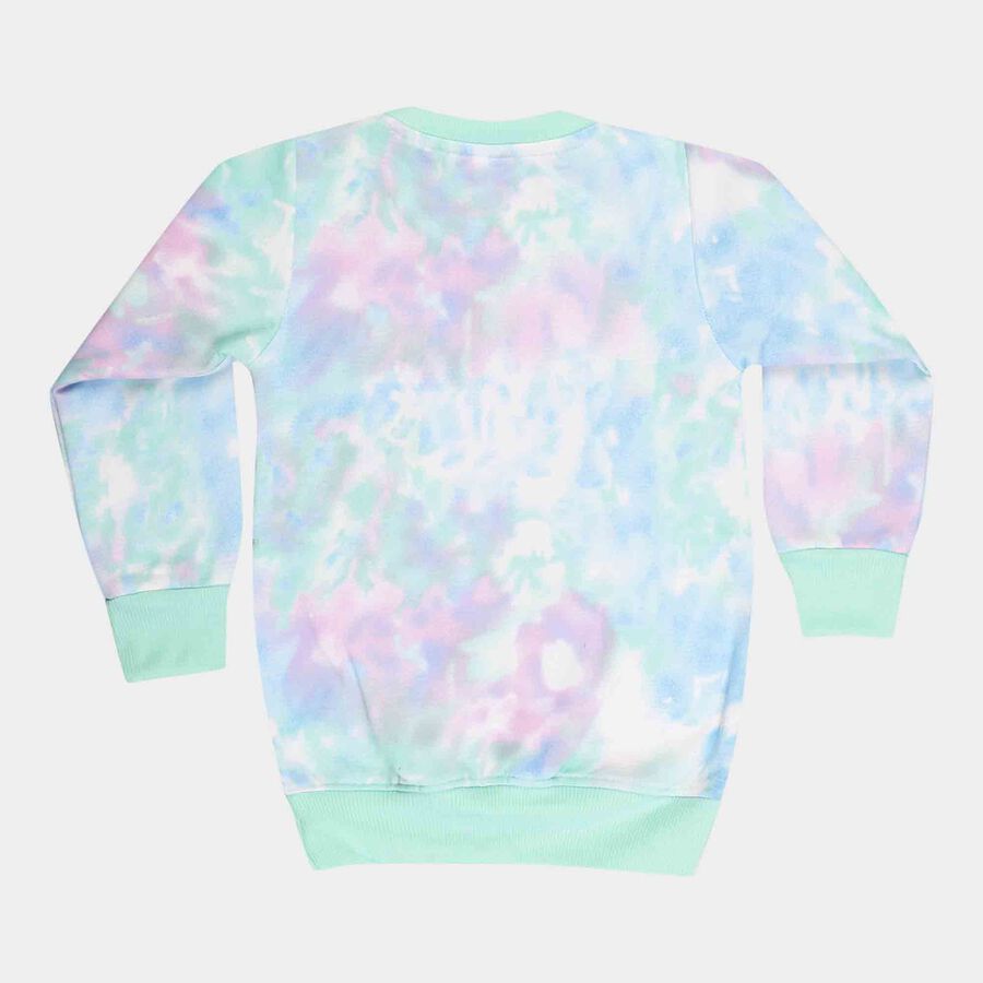 Boys Round Neck Sweatshirt, Light Blue, large image number null