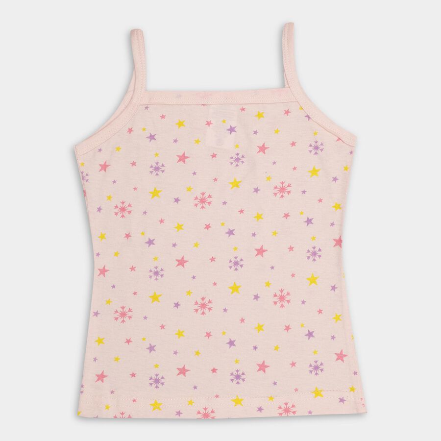 Girls' 100% Cotton Vest (Pack of 2), Pink, large