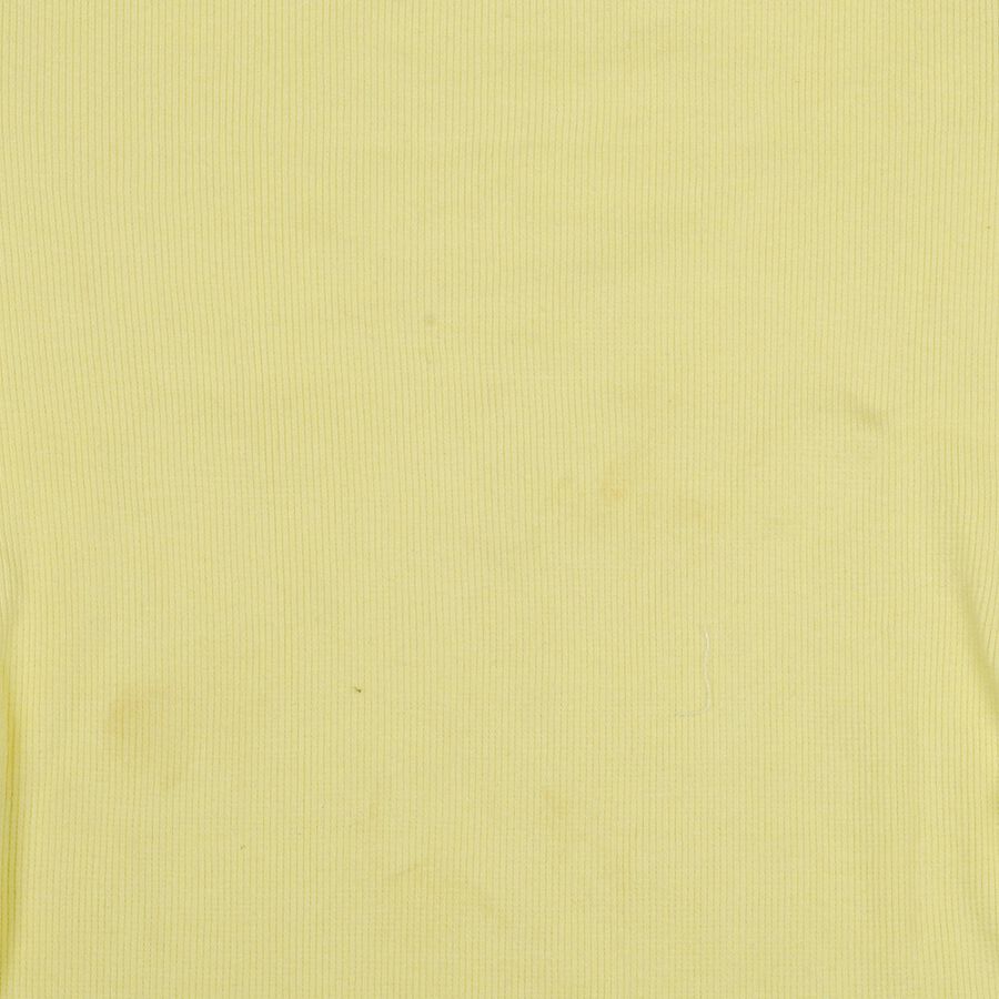 Girls Yellow Cotton Casual T-Shirt, पीला, large