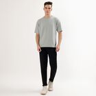 Men's Jet Black Slim Fit Jeans, काला, small image number null