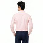 Men's Pink Regular Fit Formal Shirt, Light Pink, small