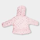 Infants Light Pink Hooded Casual Jacket, हल्का गुलाबी, small image number null