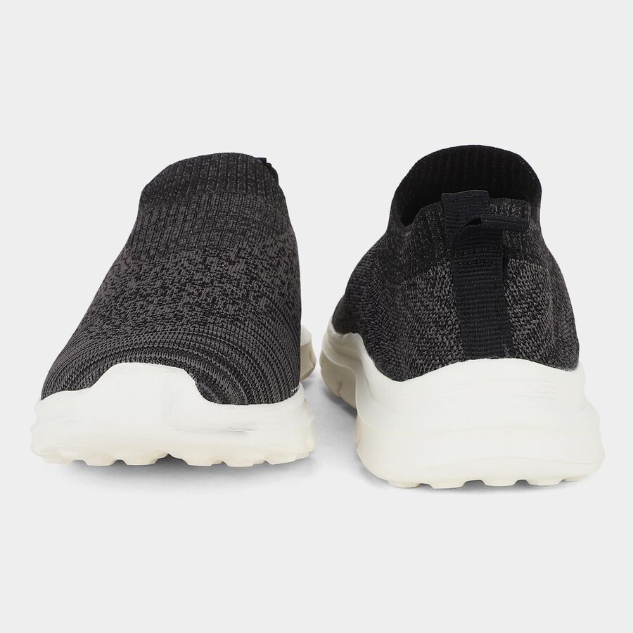 Men's Grey Slip-On Sneakers, ग्रे, large