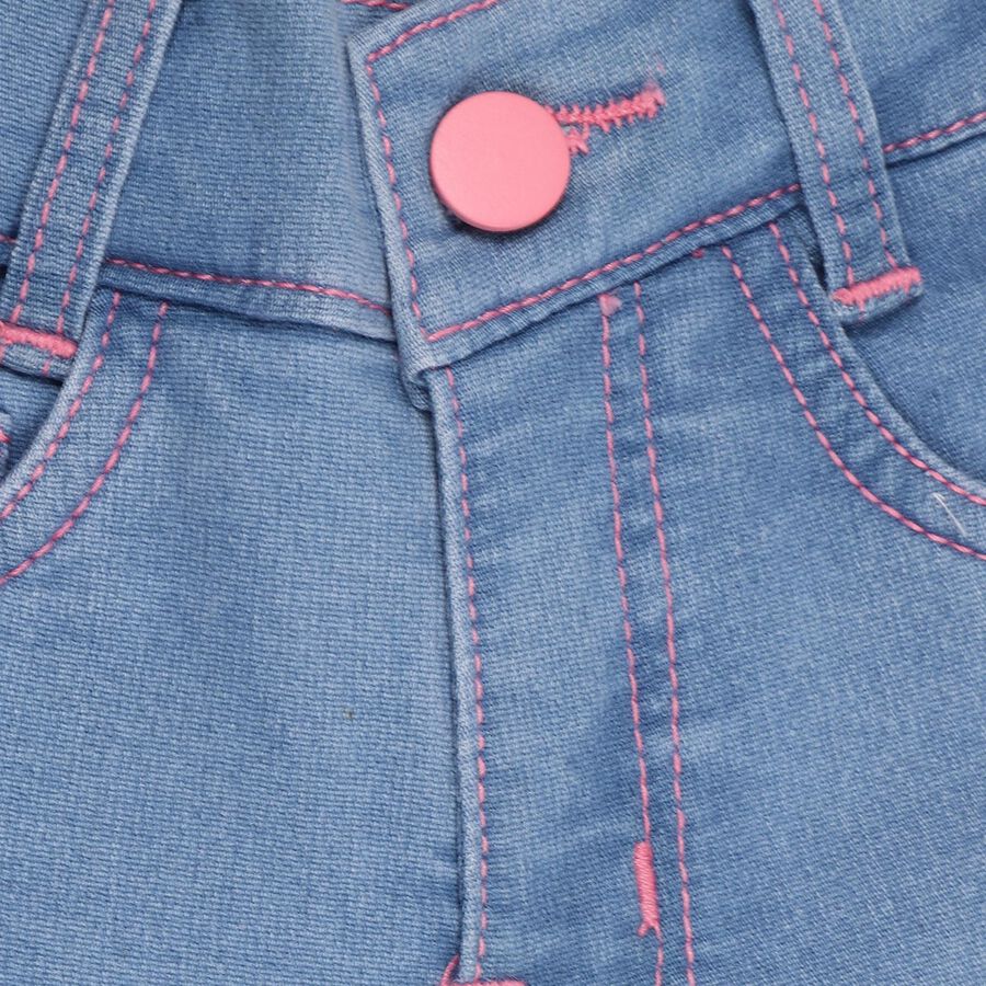 Girls' Jeans, Light Blue, large