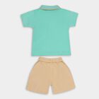 Infant Boys' 100% Cotton Baba Suit, Light Green, small image number null