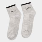 Men's Socks (Pack of 3), काला, small