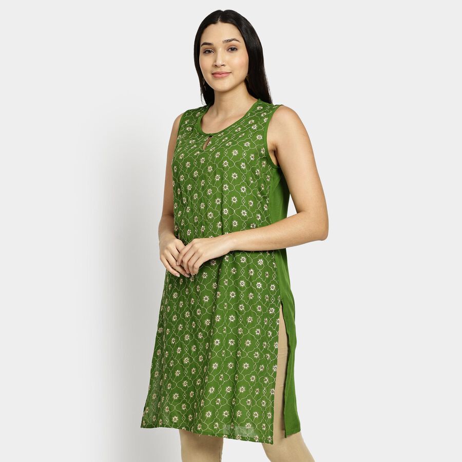 Ladies' Kurta, Olive, large image number null