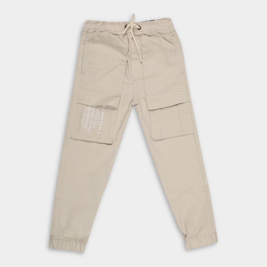 Boys' Trousers , गहरा पीला, large image number null
