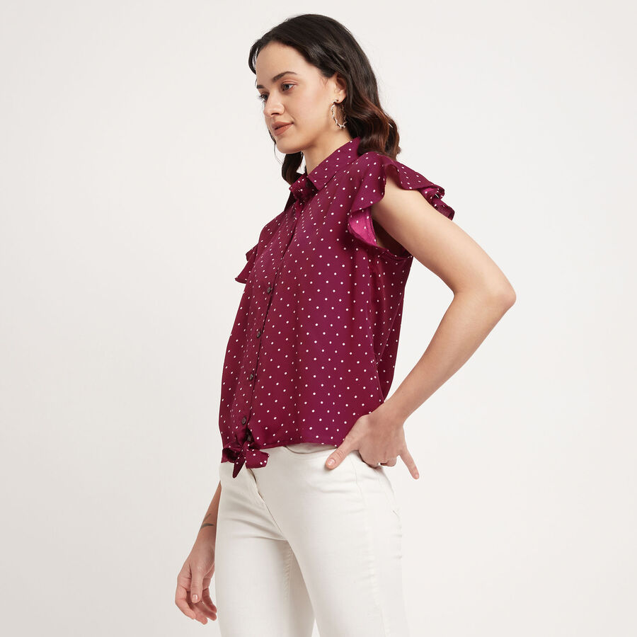 All Over Print Shirt, बैंगनी, large image number null