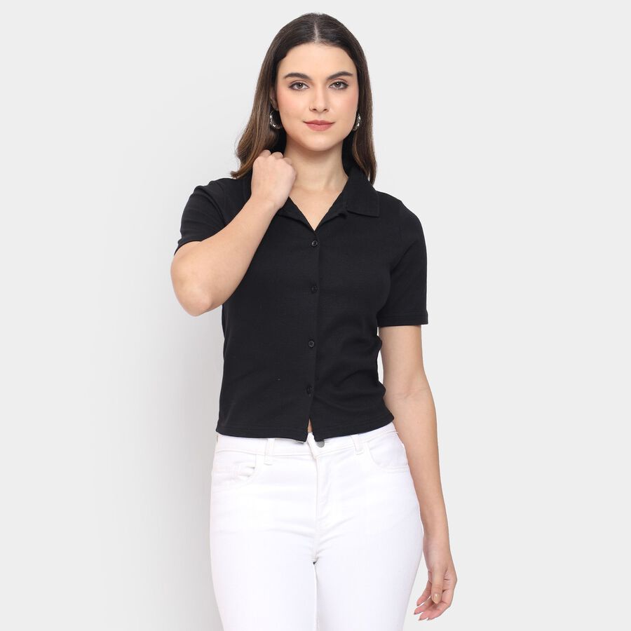 Ladies' Shirt , Black, large image number null