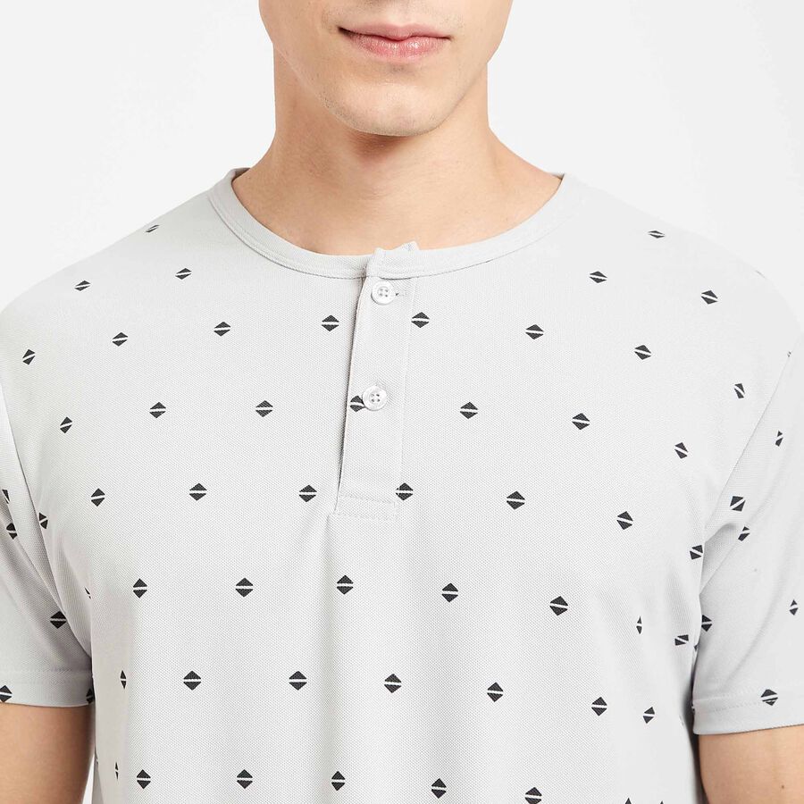 Henley T-Shirt, Light Grey, large image number null