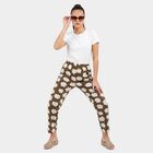 Women's Olive Green Straight Fit Cloud Printed Pyjama, Olive, small